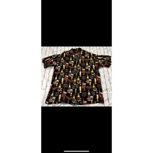 Croft And Borrow‎ Polo Short Sleeve Beer Lagar Shirt Large